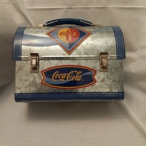 Collectable Coca-Cola lunchbox tin